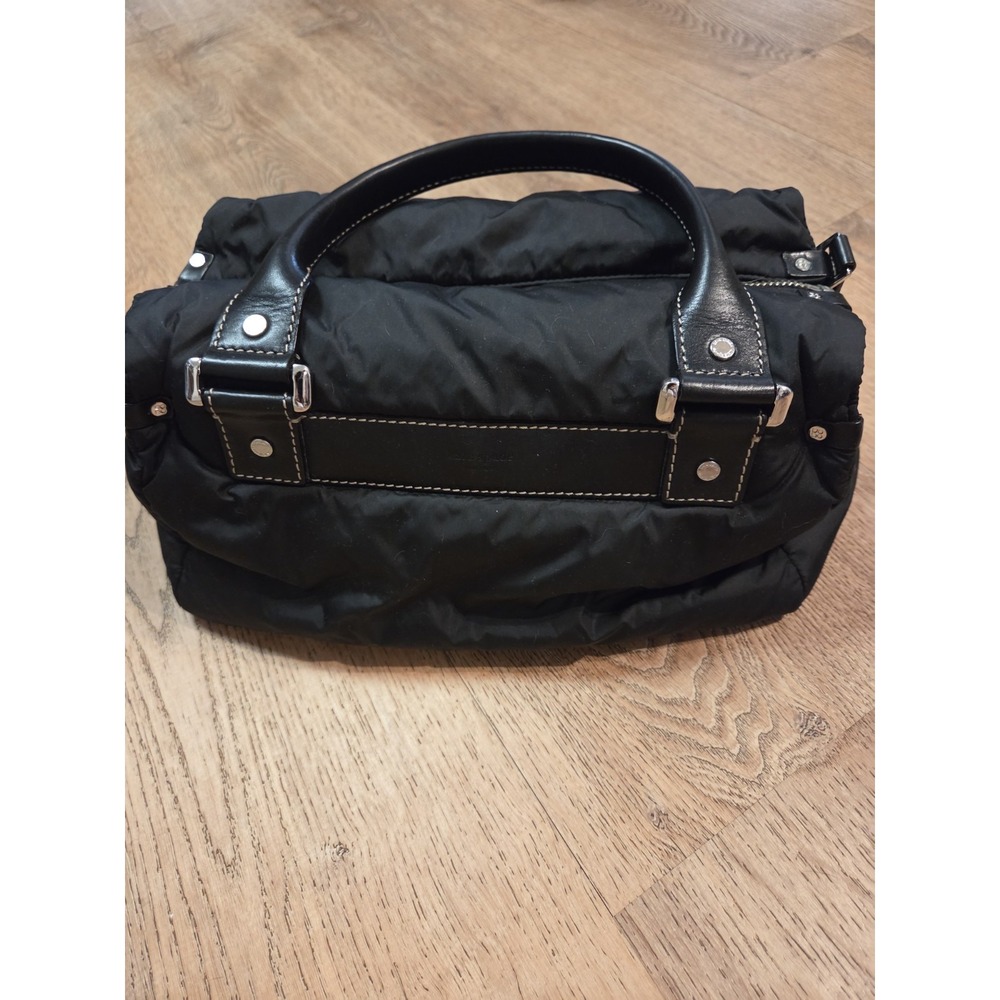 Kate Spade black canvas satchel